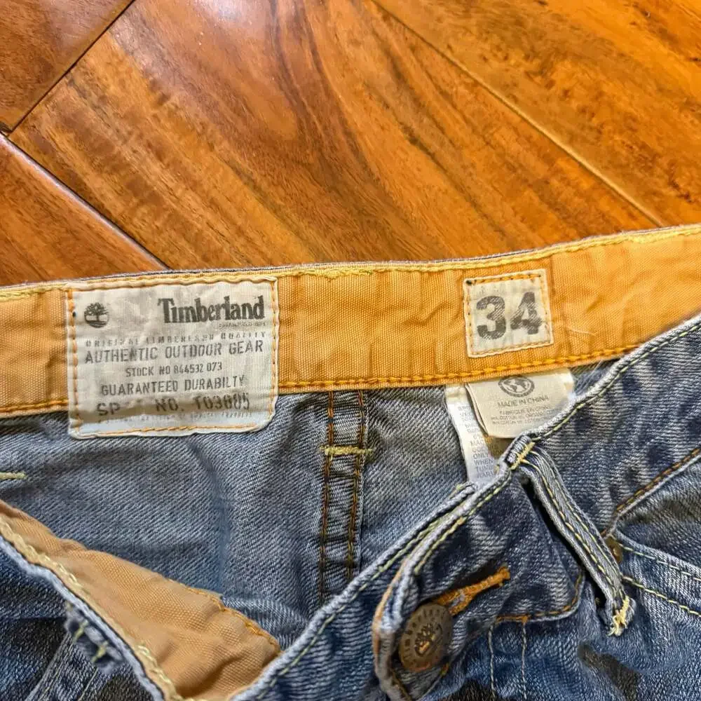 Y2K Baggy Timberland Vintage Carpenter Jeans Mid-Wash wide leg Faded Jeans 34x30